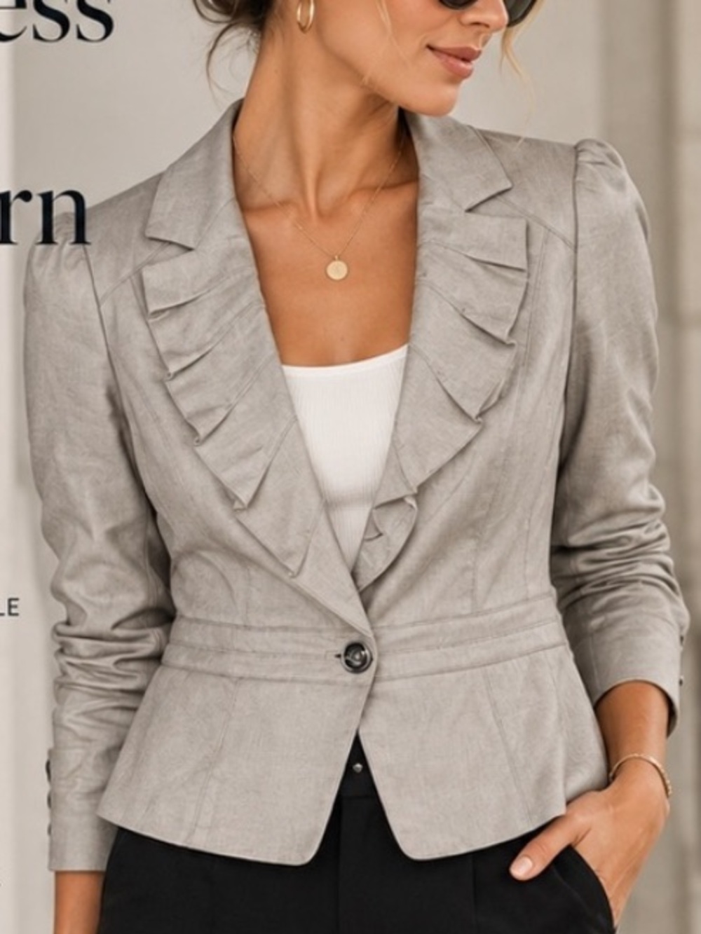 White House Black Market Blazer Suit Jacket